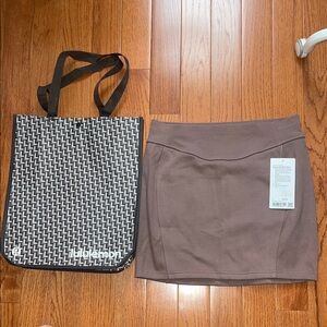 Lululemon Athletica Gray Mini Skirt SL NWT